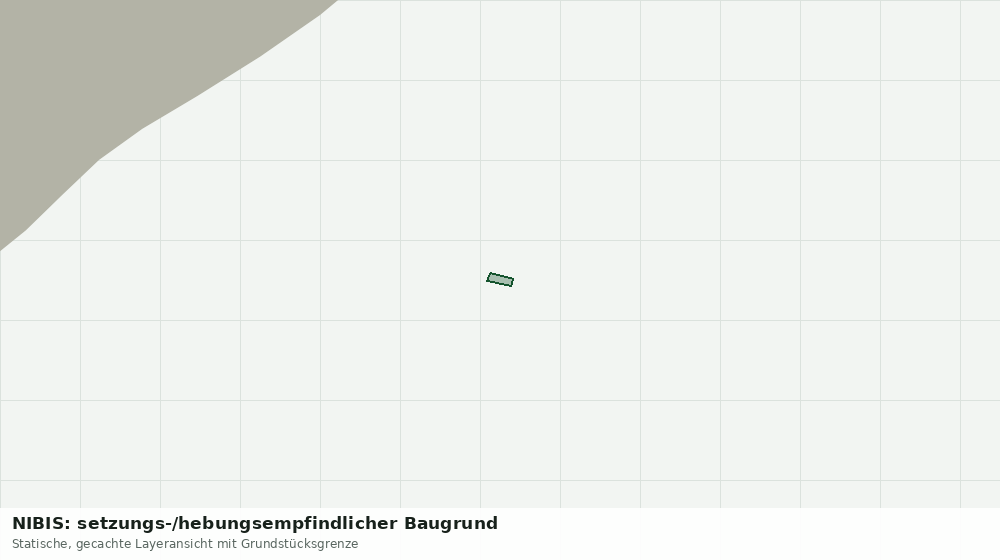 Statische Kartenansicht: NIBIS: setzungs-/hebungsempfindlicher Baugrund