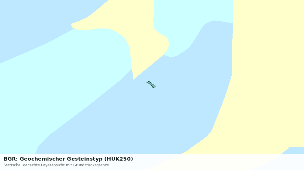 Statische Kartenansicht: BGR: Geochemischer Gesteinstyp (HÜK250)