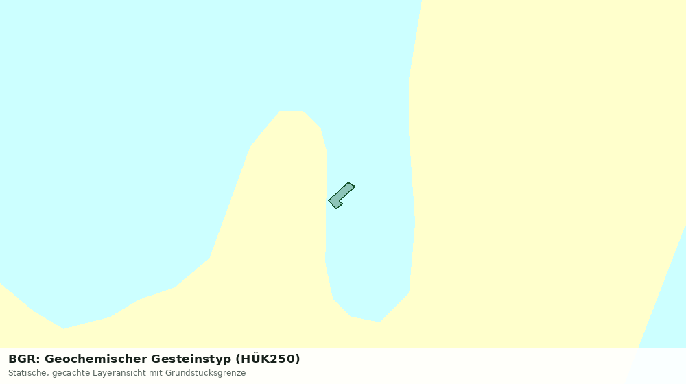 Statische Kartenansicht: BGR: Geochemischer Gesteinstyp (HÜK250)