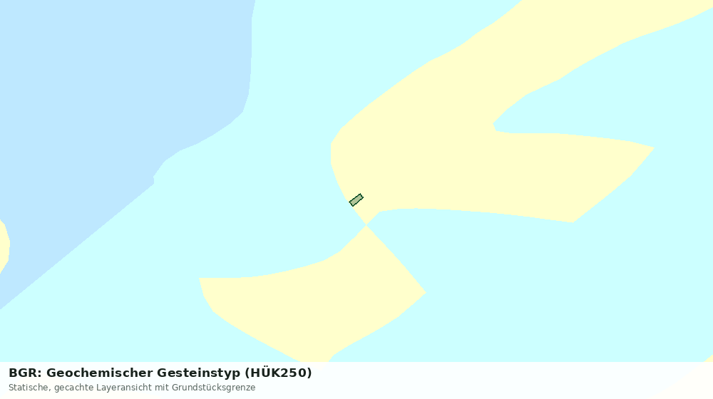Statische Kartenansicht: BGR: Geochemischer Gesteinstyp (HÜK250)