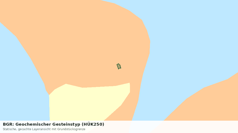Statische Kartenansicht: BGR: Geochemischer Gesteinstyp (HÜK250)