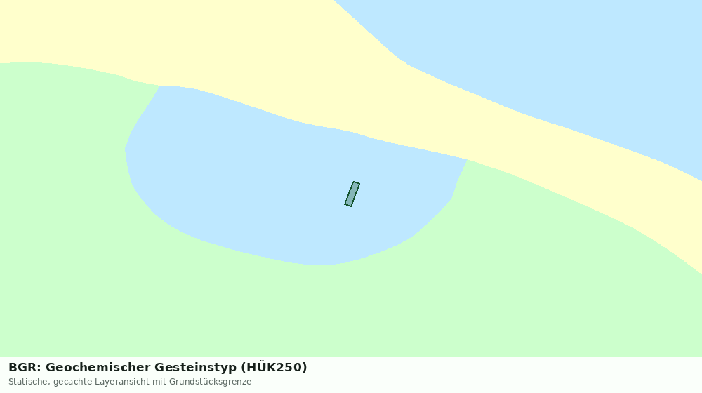 Statische Kartenansicht: BGR: Geochemischer Gesteinstyp (HÜK250)