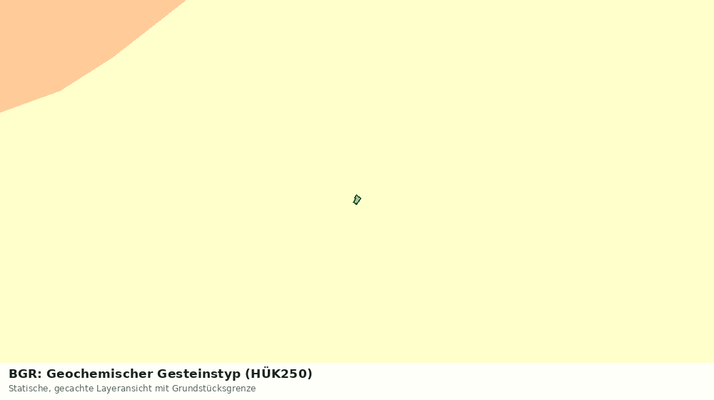 Statische Kartenansicht: BGR: Geochemischer Gesteinstyp (HÜK250)