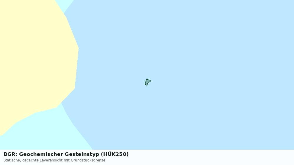 Statische Kartenansicht: BGR: Geochemischer Gesteinstyp (HÜK250)