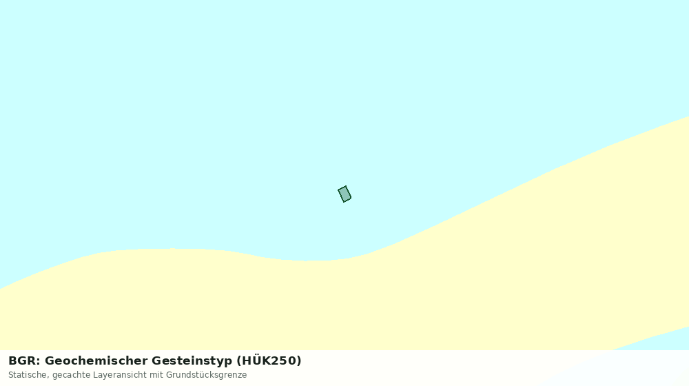 Statische Kartenansicht: BGR: Geochemischer Gesteinstyp (HÜK250)
