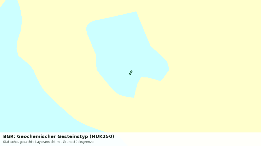Statische Kartenansicht: BGR: Geochemischer Gesteinstyp (HÜK250)