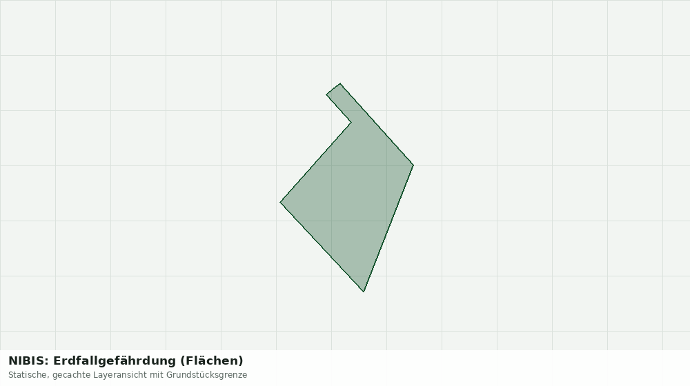 Statische Kartenansicht: NIBIS: Erdfallgefährdung (Flächen)