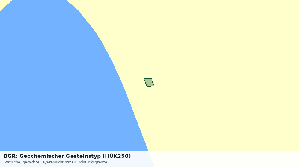 Statische Kartenansicht: BGR: Geochemischer Gesteinstyp (HÜK250)