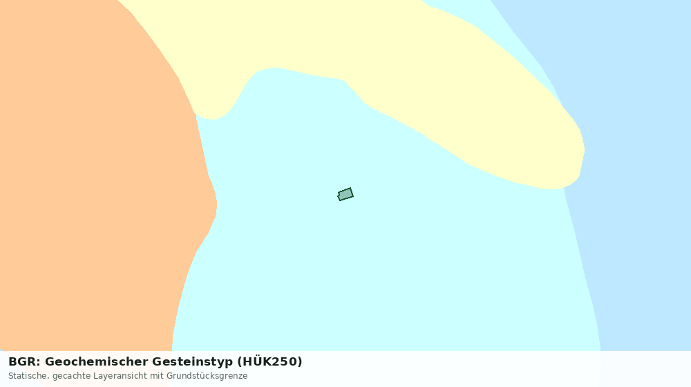 Statische Kartenansicht: BGR: Geochemischer Gesteinstyp (HÜK250)