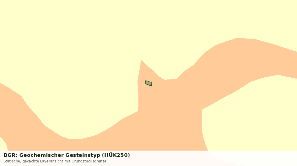 Statische Kartenansicht: BGR: Geochemischer Gesteinstyp (HÜK250)