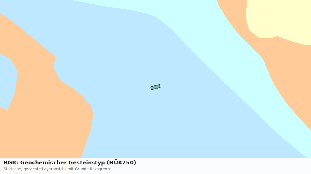 Statische Kartenansicht: BGR: Geochemischer Gesteinstyp (HÜK250)