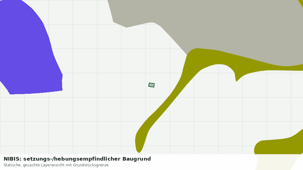 Statische Kartenansicht: NIBIS: setzungs-/hebungsempfindlicher Baugrund