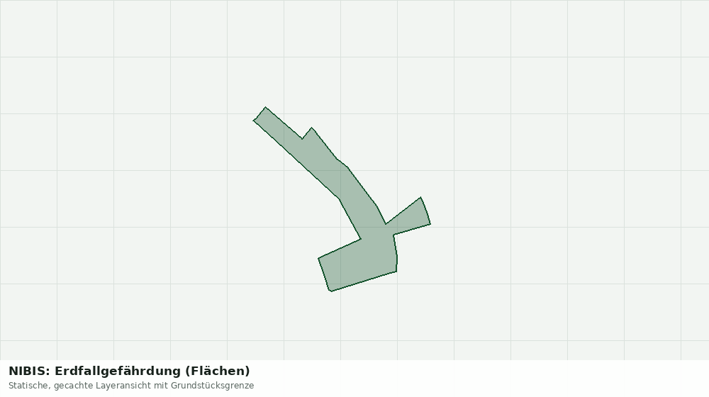 Statische Kartenansicht: NIBIS: Erdfallgefährdung (Flächen)