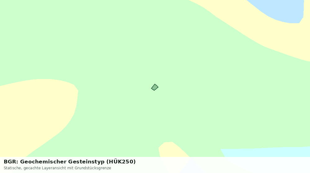Statische Kartenansicht: BGR: Geochemischer Gesteinstyp (HÜK250)