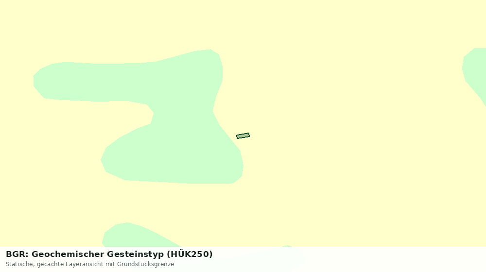 Statische Kartenansicht: BGR: Geochemischer Gesteinstyp (HÜK250)