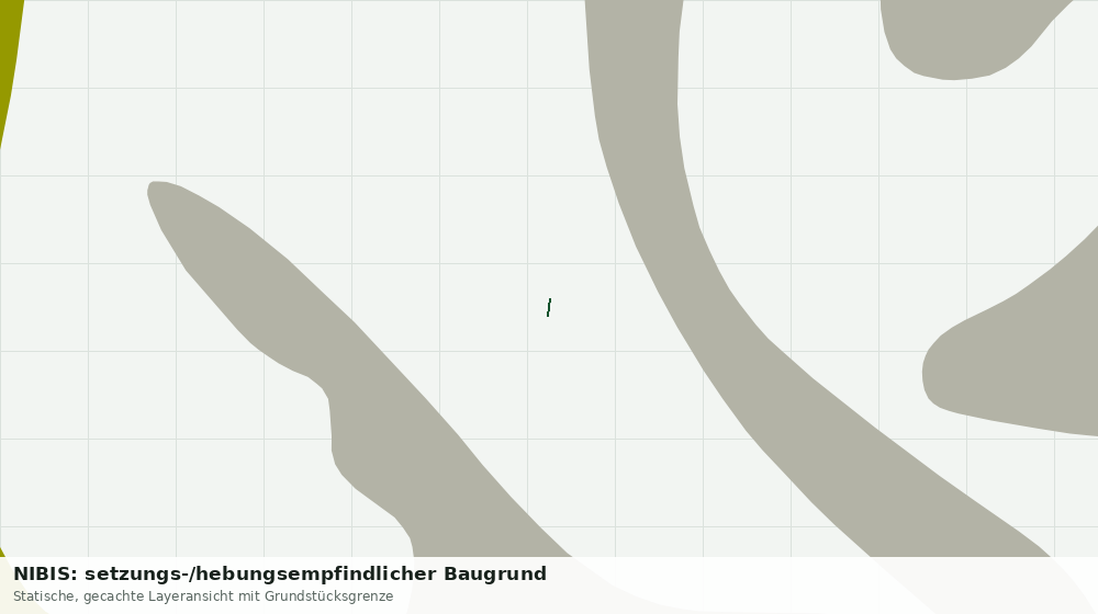 Statische Kartenansicht: NIBIS: setzungs-/hebungsempfindlicher Baugrund