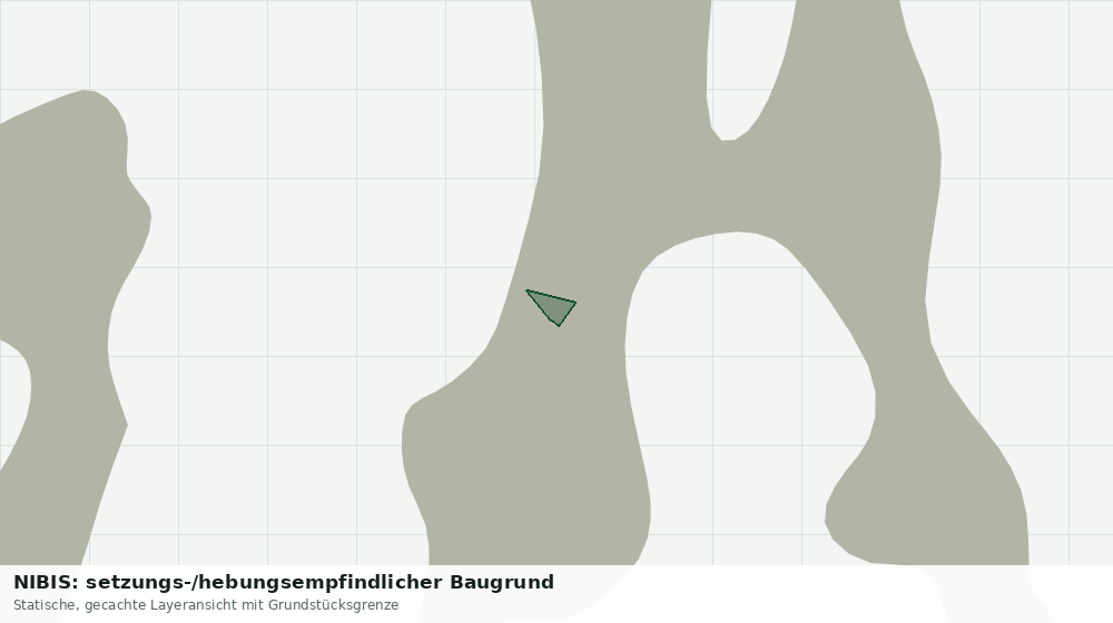 Statische Kartenansicht: NIBIS: setzungs-/hebungsempfindlicher Baugrund