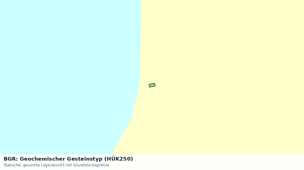 Statische Kartenansicht: BGR: Geochemischer Gesteinstyp (HÜK250)