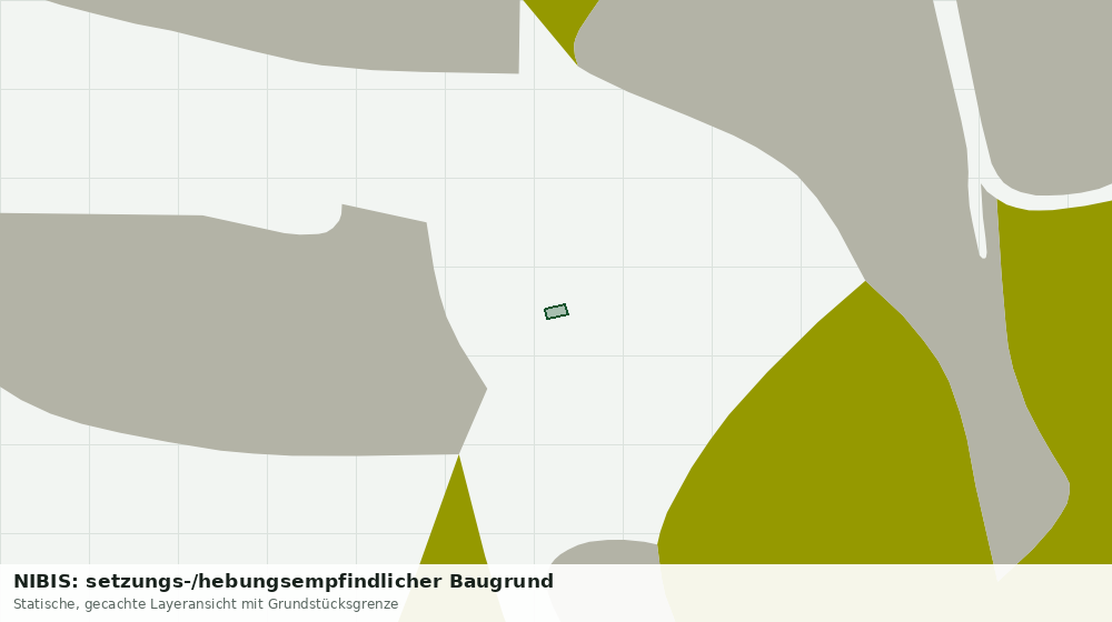 Statische Kartenansicht: NIBIS: setzungs-/hebungsempfindlicher Baugrund