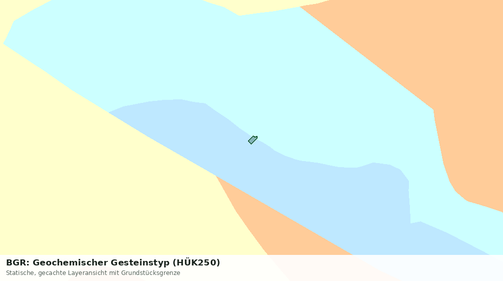 Statische Kartenansicht: BGR: Geochemischer Gesteinstyp (HÜK250)