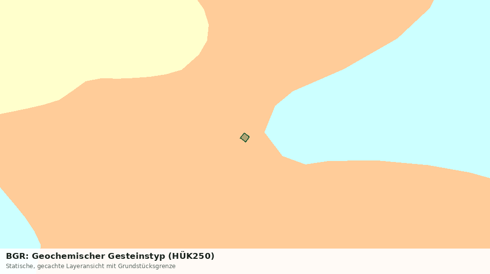 Statische Kartenansicht: BGR: Geochemischer Gesteinstyp (HÜK250)