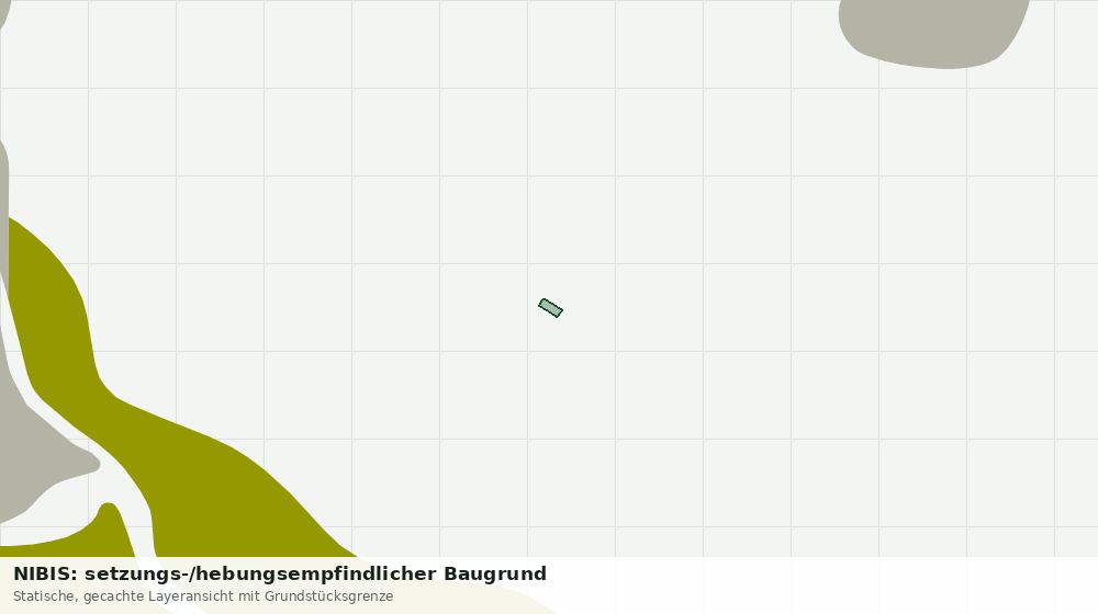 Statische Kartenansicht: NIBIS: setzungs-/hebungsempfindlicher Baugrund