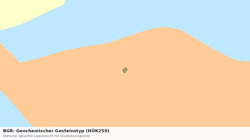 Statische Kartenansicht: BGR: Geochemischer Gesteinstyp (HÜK250)