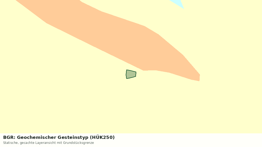 Statische Kartenansicht: BGR: Geochemischer Gesteinstyp (HÜK250)