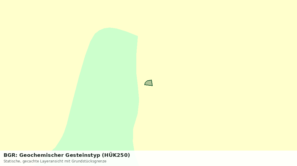 Statische Kartenansicht: BGR: Geochemischer Gesteinstyp (HÜK250)