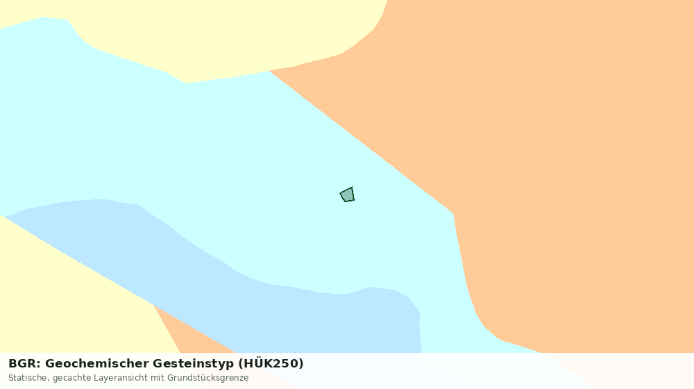 Statische Kartenansicht: BGR: Geochemischer Gesteinstyp (HÜK250)