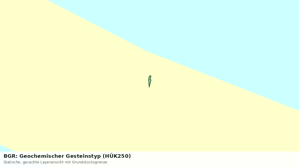 Statische Kartenansicht: BGR: Geochemischer Gesteinstyp (HÜK250)
