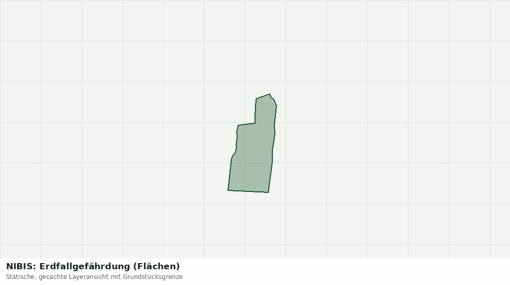 Statische Kartenansicht: NIBIS: Erdfallgefährdung (Flächen)