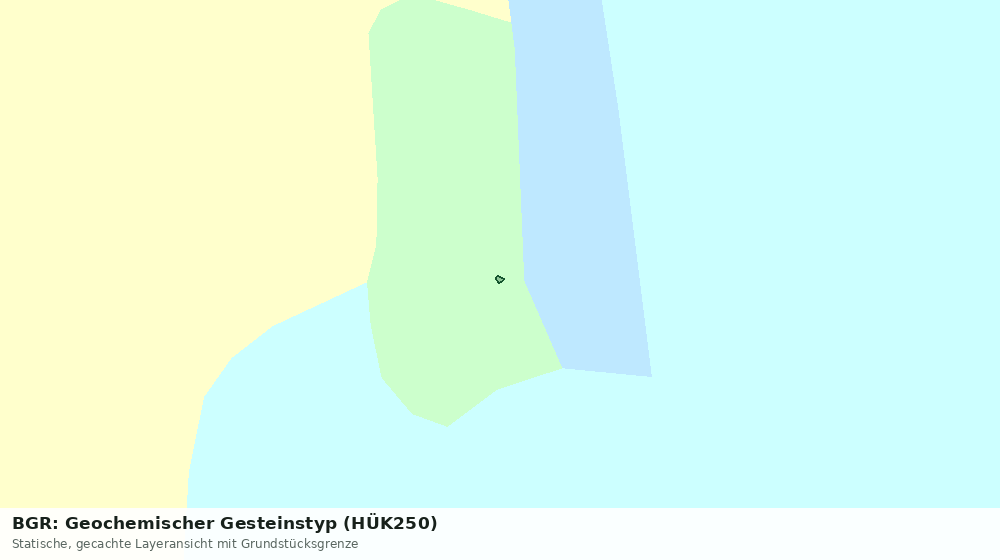 Statische Kartenansicht: BGR: Geochemischer Gesteinstyp (HÜK250)