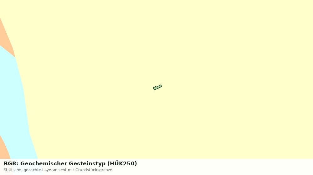 Statische Kartenansicht: BGR: Geochemischer Gesteinstyp (HÜK250)