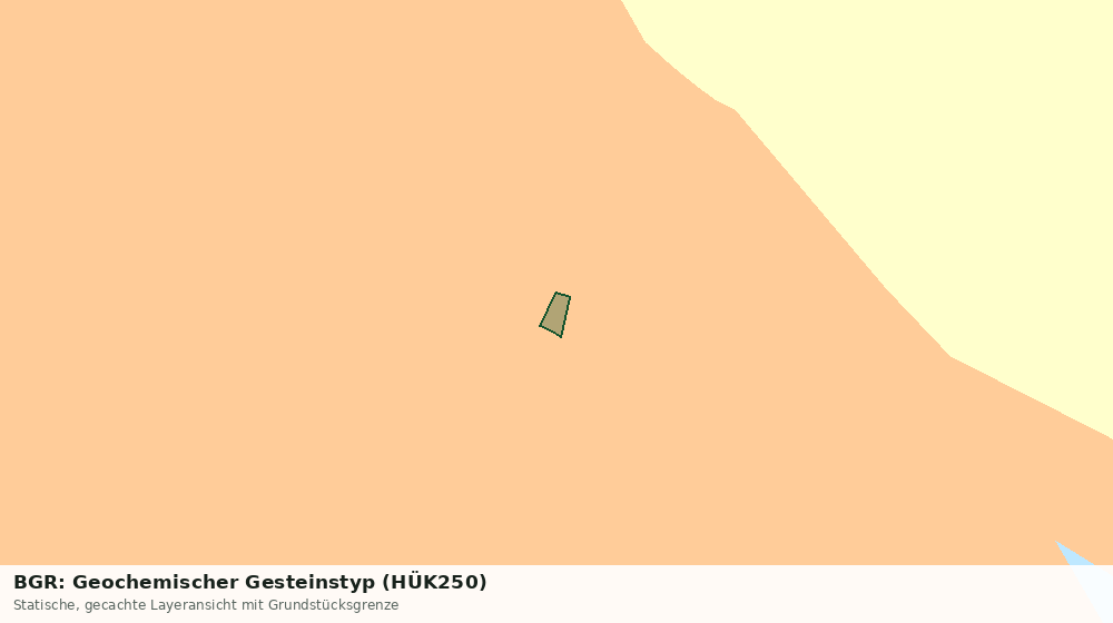 Statische Kartenansicht: BGR: Geochemischer Gesteinstyp (HÜK250)