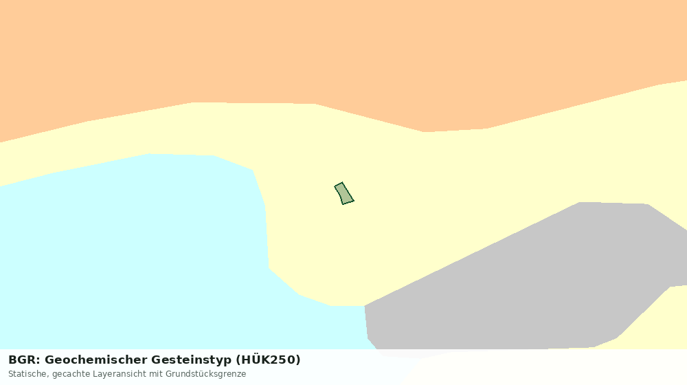 Statische Kartenansicht: BGR: Geochemischer Gesteinstyp (HÜK250)