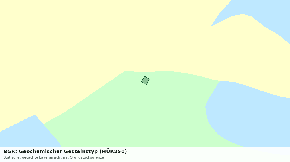 Statische Kartenansicht: BGR: Geochemischer Gesteinstyp (HÜK250)