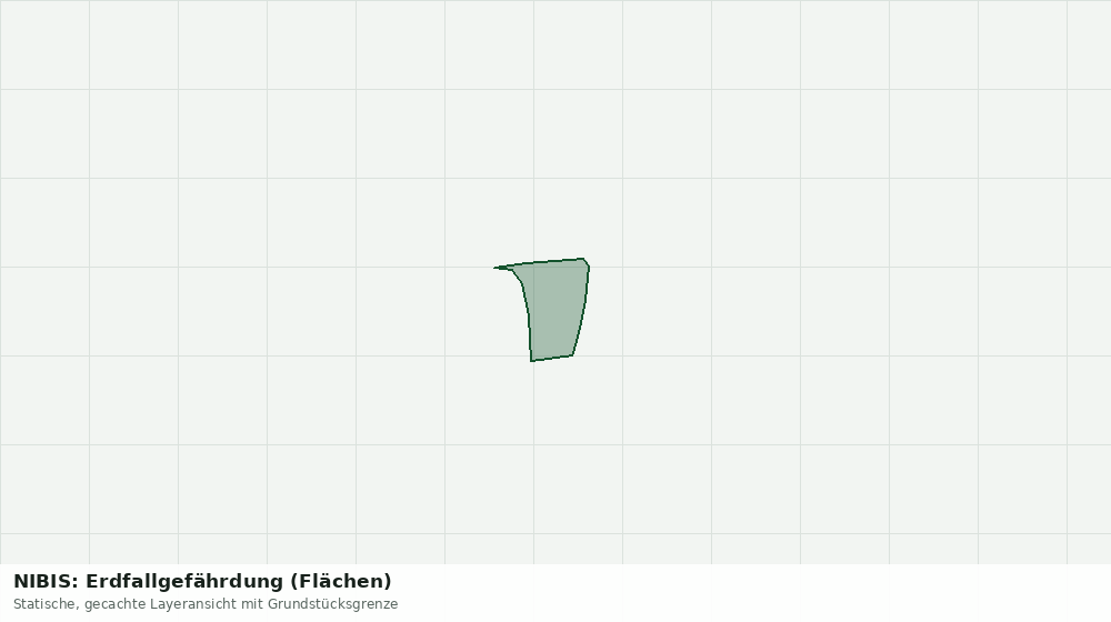 Statische Kartenansicht: NIBIS: Erdfallgefährdung (Flächen)