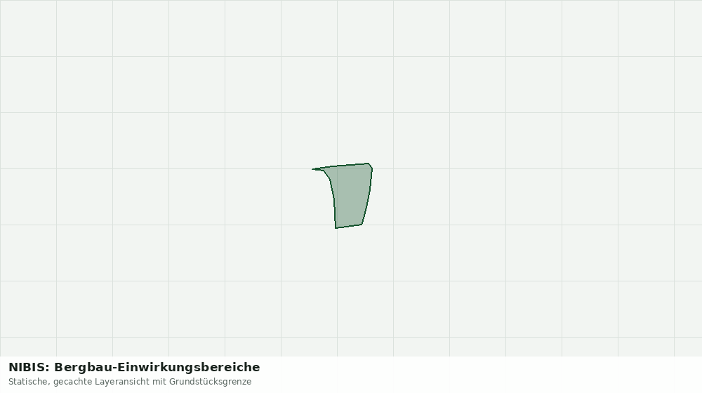 Statische Kartenansicht: NIBIS: Bergbau-Einwirkungsbereiche