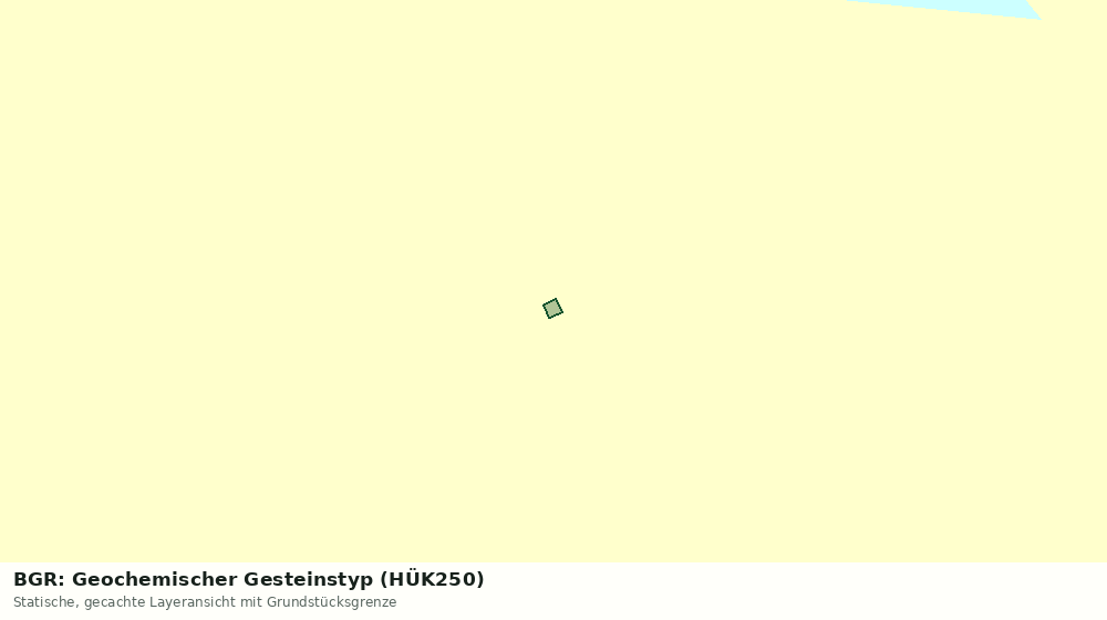 Statische Kartenansicht: BGR: Geochemischer Gesteinstyp (HÜK250)