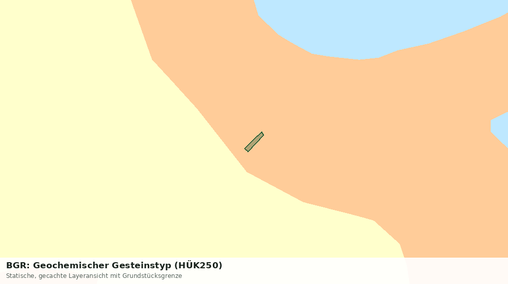 Statische Kartenansicht: BGR: Geochemischer Gesteinstyp (HÜK250)