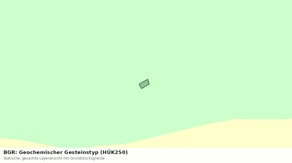 Statische Kartenansicht: BGR: Geochemischer Gesteinstyp (HÜK250)