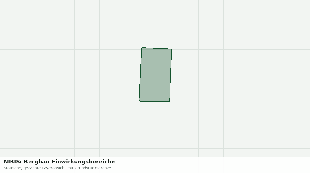 Statische Kartenansicht: NIBIS: Bergbau-Einwirkungsbereiche