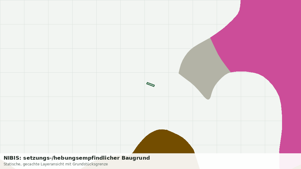 Statische Kartenansicht: NIBIS: setzungs-/hebungsempfindlicher Baugrund