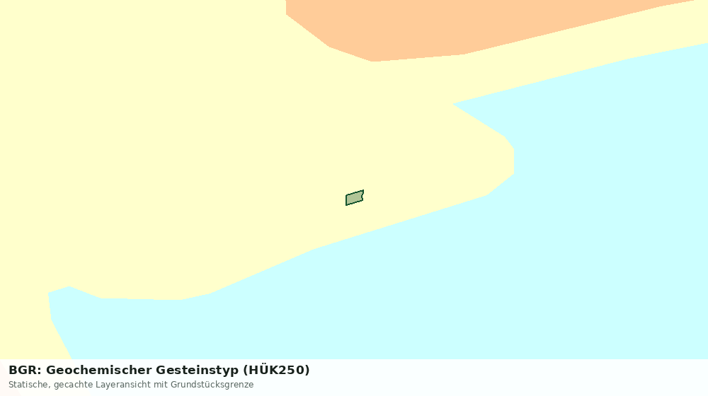 Statische Kartenansicht: BGR: Geochemischer Gesteinstyp (HÜK250)