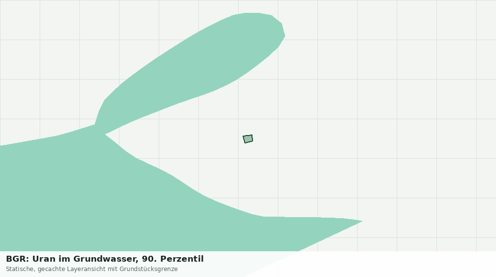 Statische Kartenansicht: BGR: Uran im Grundwasser, 90. Perzentil