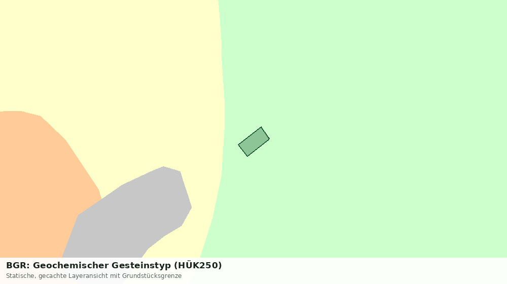 Statische Kartenansicht: BGR: Geochemischer Gesteinstyp (HÜK250)