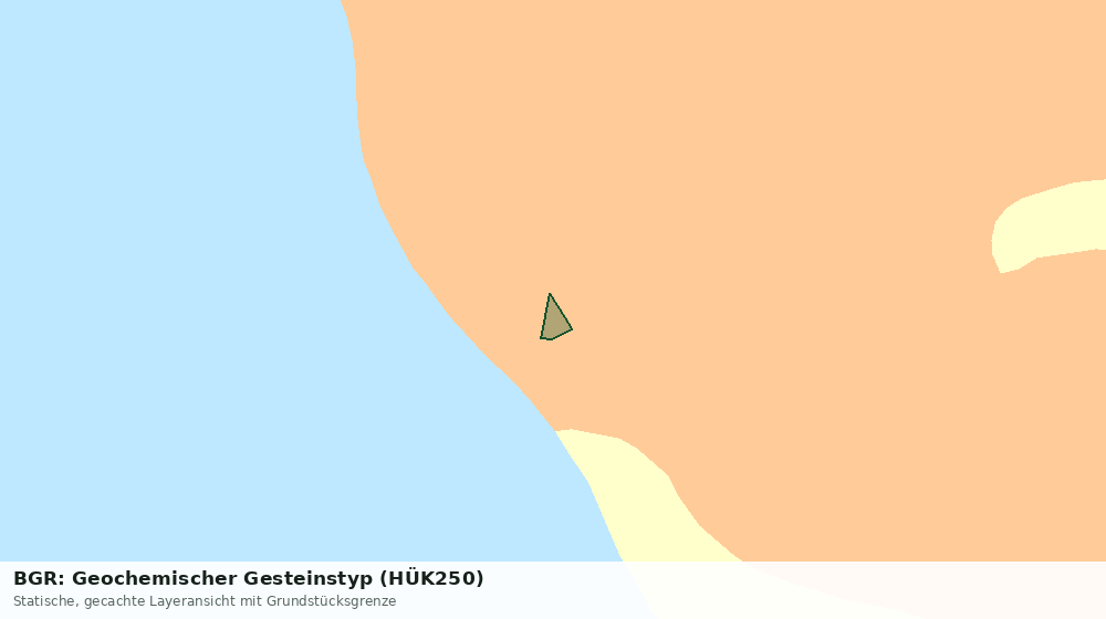 Statische Kartenansicht: BGR: Geochemischer Gesteinstyp (HÜK250)