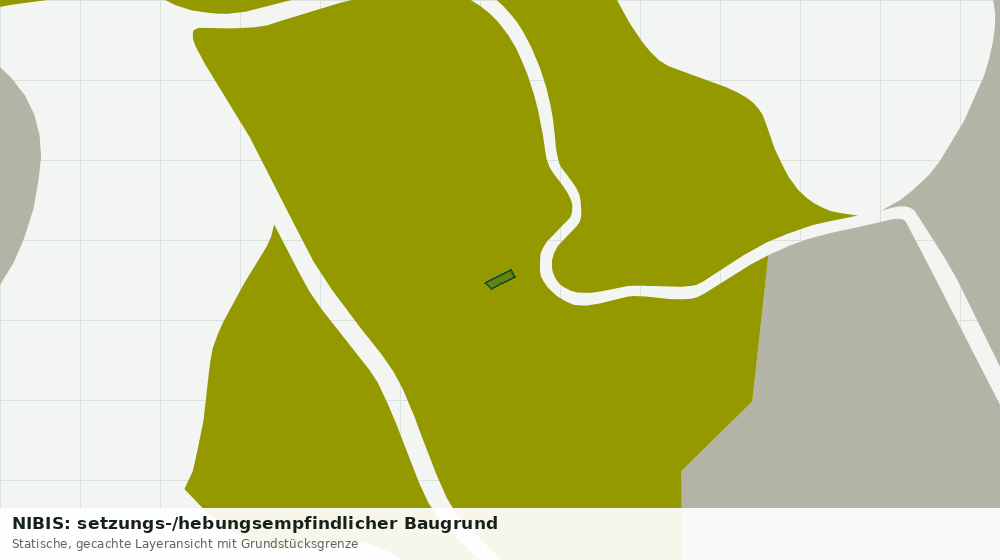Statische Kartenansicht: NIBIS: setzungs-/hebungsempfindlicher Baugrund