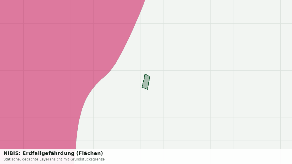 Statische Kartenansicht: NIBIS: Erdfallgefährdung (Flächen)
